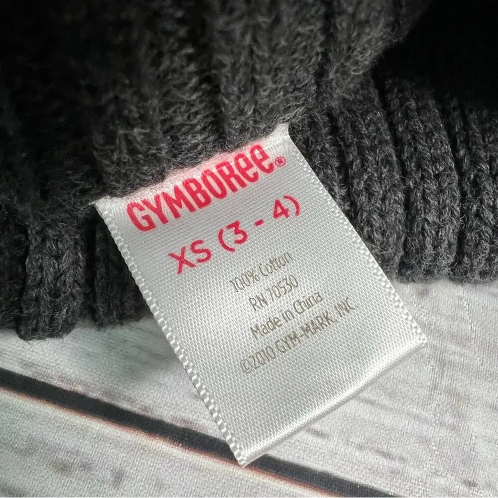 Gymboree Girls XS Polka Dot Turtleneck Poncho Sweater Cotton 2010 Merry & Bright